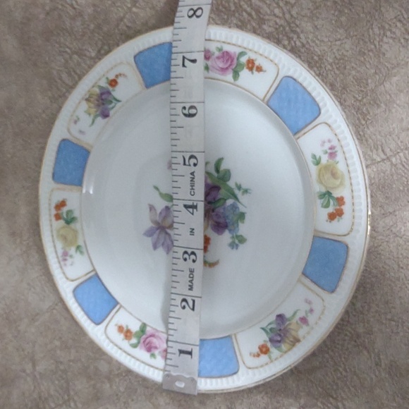 Antique Haas & Czjzek H.C. Schlaggenwald Black Knight Plate Gold Trim - Picture 11 of 11